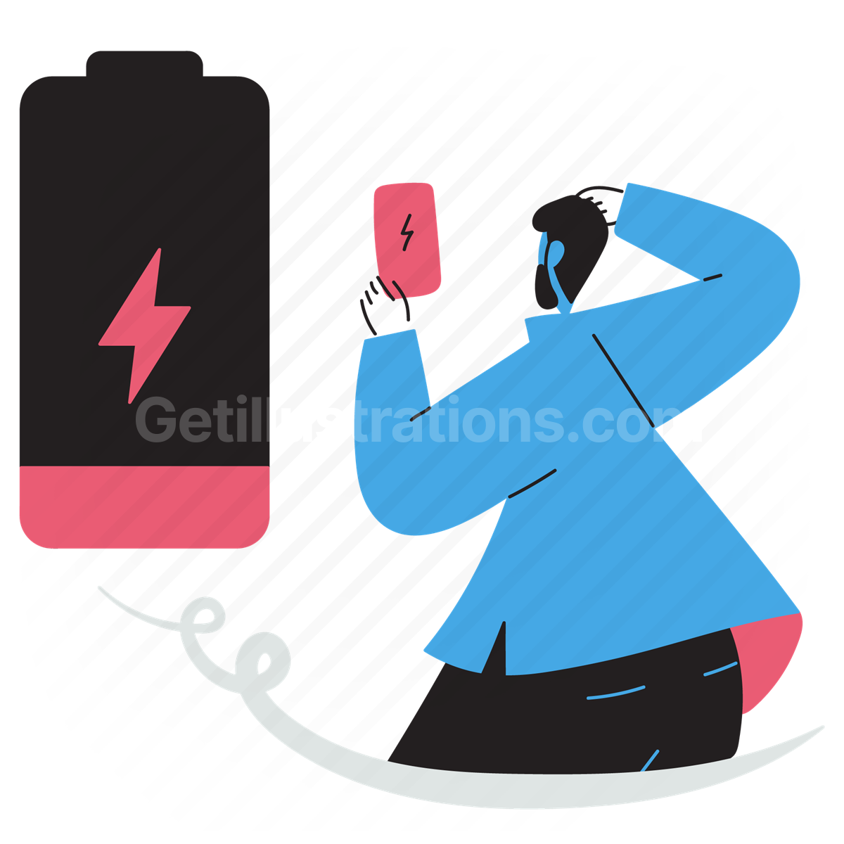 battery, charge, charging, mobile, smartphone, power, electricity